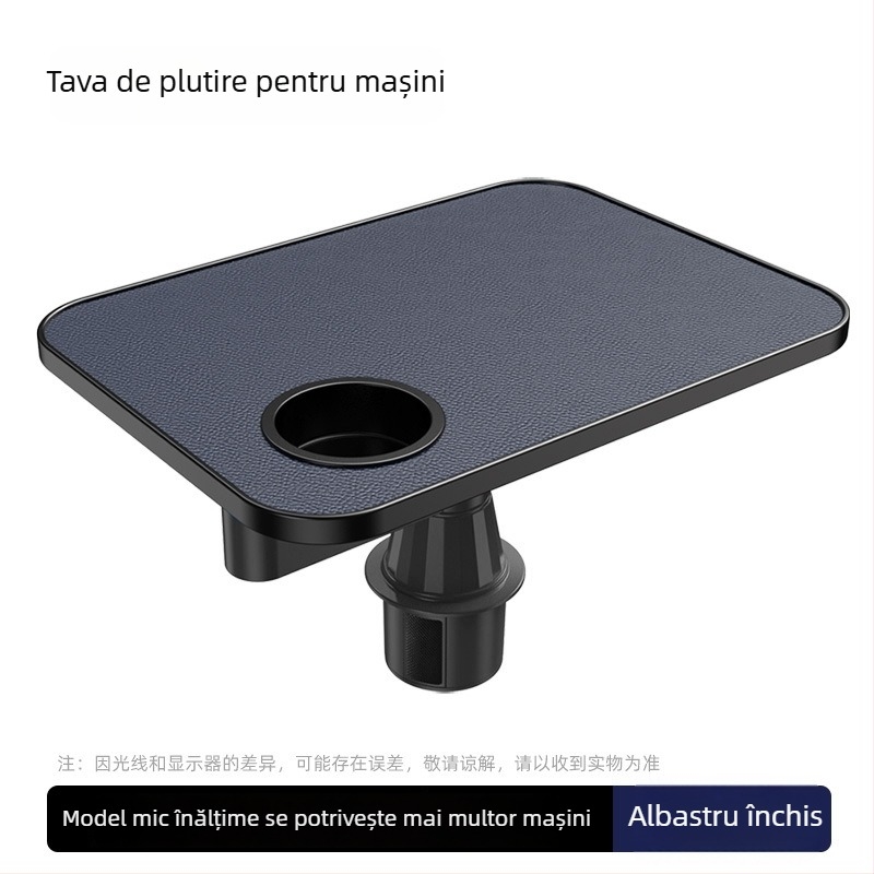 Nipori Tavă pentru scaunul din fața mașinii, rotire la 360°, multifuncțională, din in, montaj încorporat