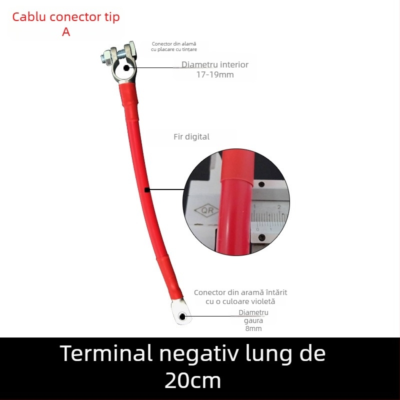 Baide Hardware GSA-001 Cablu extensie terminal baterie auto pentru conexiuni (paralel/serii) cu protecție împotriva scurgerilor