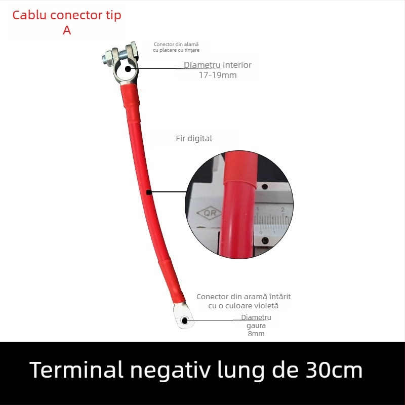 Baide Hardware GSA-001 Cablu extensie terminal baterie auto pentru conexiuni (paralel/serii) cu protecție împotriva scurgerilor