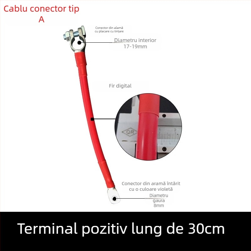 Baide Hardware GSA-001 Cablu extensie terminal baterie auto pentru conexiuni (paralel/serii) cu protecție împotriva scurgerilor