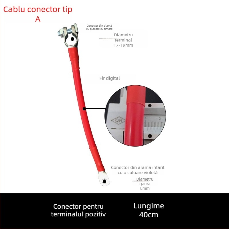 Baide Hardware GSA-001 Cablu extensie terminal baterie auto pentru conexiuni (paralel/serii) cu protecție împotriva scurgerilor