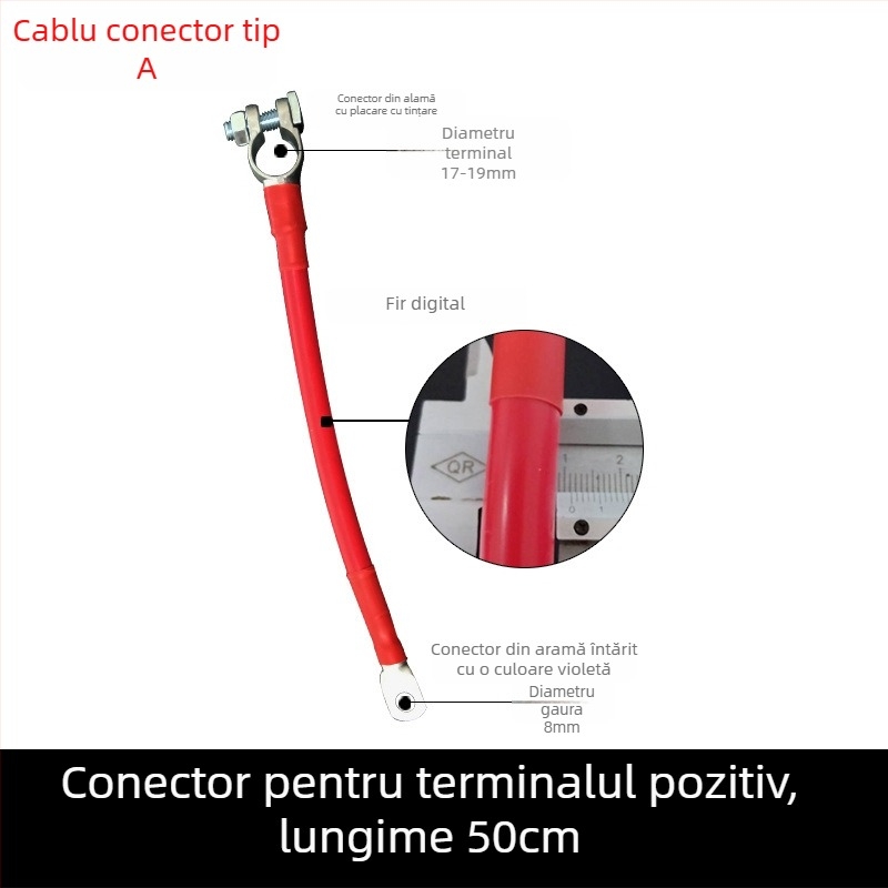 Baide Hardware GSA-001 Cablu extensie terminal baterie auto pentru conexiuni (paralel/serii) cu protecție împotriva scurgerilor