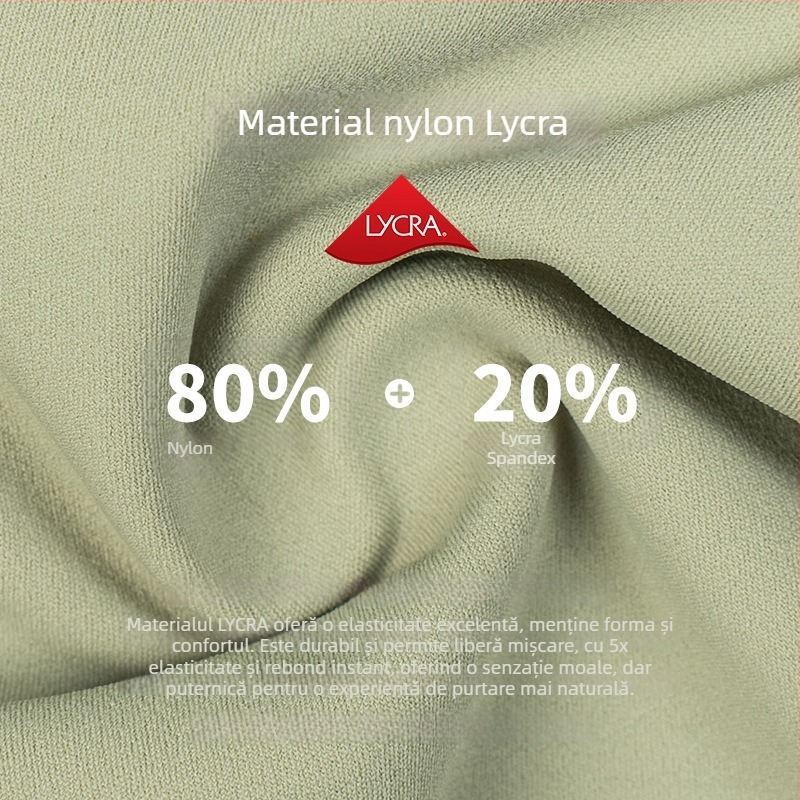 Șorturi de yoga pentru femei, talie înaltă, design pentru ridicarea feselor, material respirabil, 80% nylon, 20% Lycra, lungime 4/4, Slim fit.