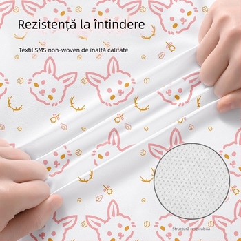 Set de cearșafuri de unică folosință pentru călătorii – set de patru piese, material SMS, husă de pilotă și față de pernă