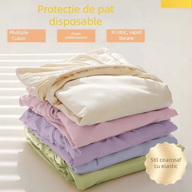 Set de pat de voiaj, de unică folosință: cearșaf și husă de pernă, țesătură nețesută, anti-praf, pentru hoteluri și pensiuni