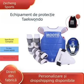 Set complet de protecție Taekwondo pentru copii și adulți, antrenamente practice, 5–8 piese, protecții mai groase