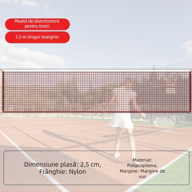 Rețea standard de badminton, pentru interior și exterior, portabilă și pliabilă, de calitate profesională/de competiție
