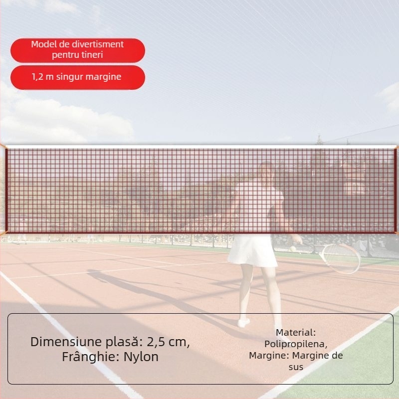 Rețea standard de badminton, pentru interior și exterior, portabilă și pliabilă, de calitate profesională/de competiție