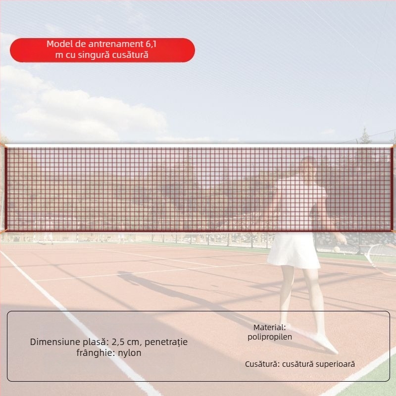 Rețea standard de badminton, pentru interior și exterior, portabilă și pliabilă, de calitate profesională/de competiție