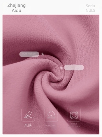 Sutien yoga cupe modelate, bretele fixe de tip dublu, închidere spate cu trei rânduri, țesătură NULS din nailon cu căptușeală din nailon