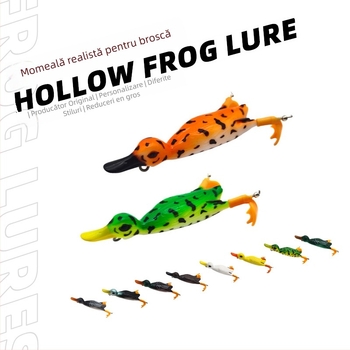 Luya Thunderfrog momelă moale, imitator biomimic, plutitoare, aruncare la distanță, trolling