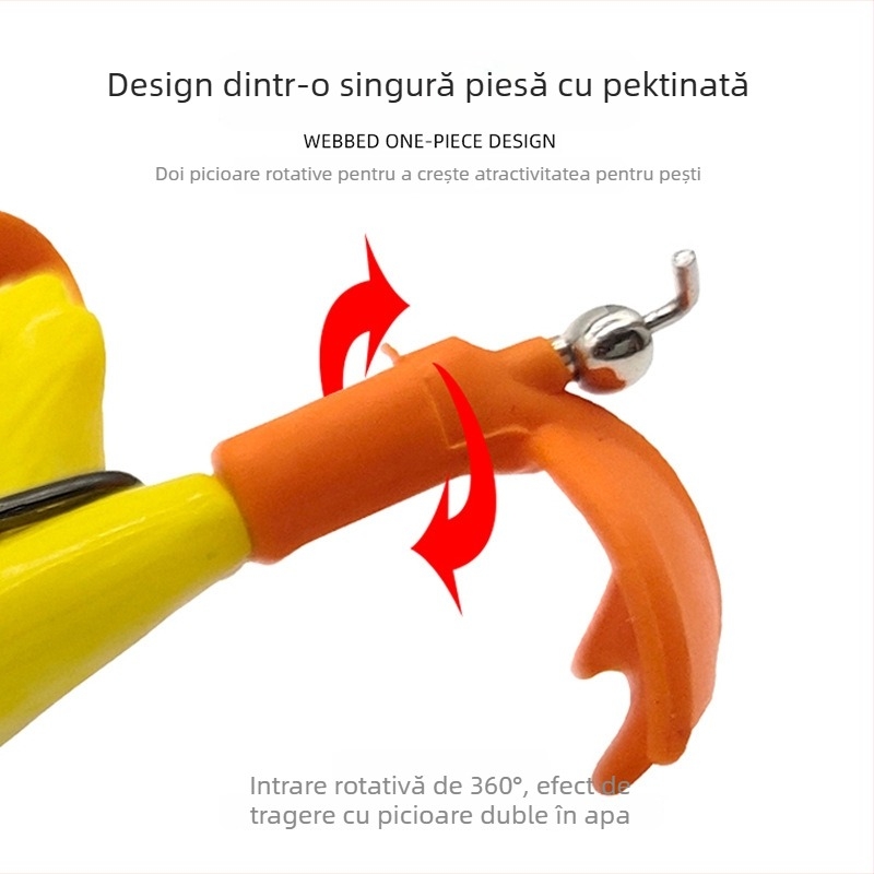 Luya Thunderfrog momelă moale, imitator biomimic, plutitoare, aruncare la distanță, trolling