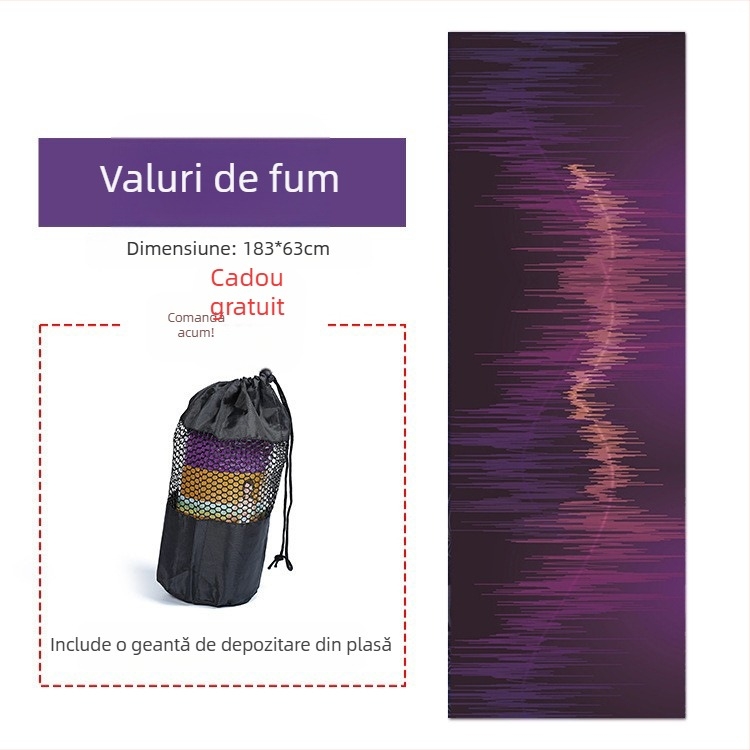 Prosop pentru covor de yoga - fibră ultra-fină, grosime 3 mm, greutate 480 g, personalizabil