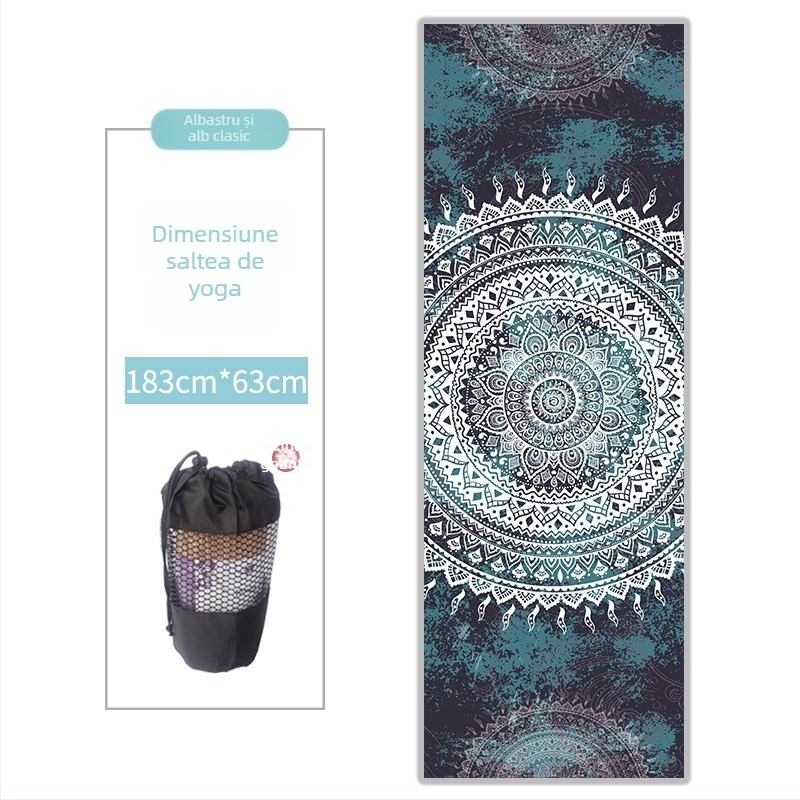 Prosop pentru covor de yoga - fibră ultra-fină, grosime 3 mm, greutate 480 g, personalizabil