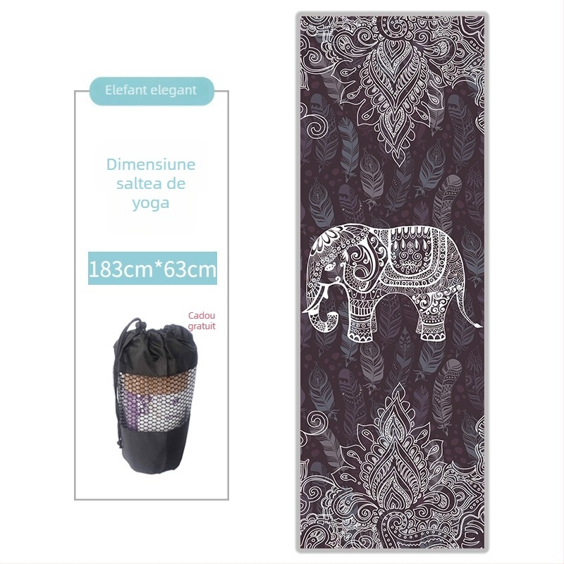 Prosop pentru covor de yoga - fibră ultra-fină, grosime 3 mm, greutate 480 g, personalizabil