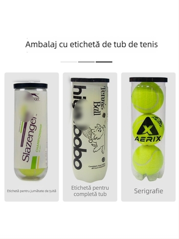 Lydoo Minge de tenis pentru antrenament – înaltă elasticitate și durabilitate; structură: strat interior din cauciuc + lână/fibră chimică; personalizabilă la cerere cu frânghie; potrivită pentru tenis de masă și badminton.
