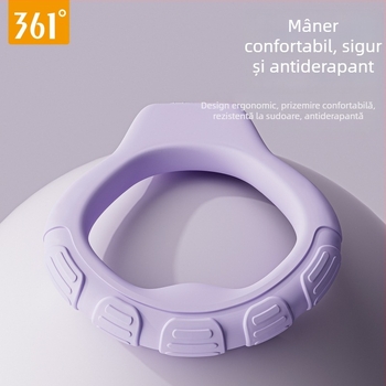 Bandă de rezistență în formă de opt pentru întinderea spatelui – silicon – echipament de fitness pentru yoga acasă