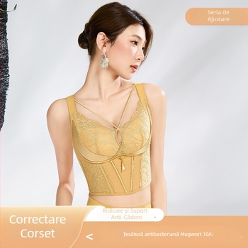 Sutien dantelat reglabil cupe complete, bretele detașabile, cupe din nailon, căptușeală din viscoză, material principal poliester 50-70%.