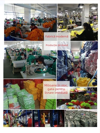 Vesta de voluntari cu model gradient, 100% poliester, fermoar frontal, croială lejeră