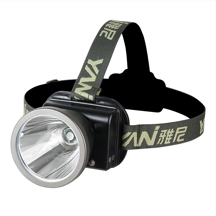 Lampa frontală reîncărcabilă, ultra-luminoasă, rază 300 m, autonomie 10 ore, baterie Li-ion 18650