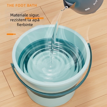 Găleată pliabilă pentru exterior - găleată din plastic PP, portabilă, Xin cong, lansată în 2023, 0,1 kg