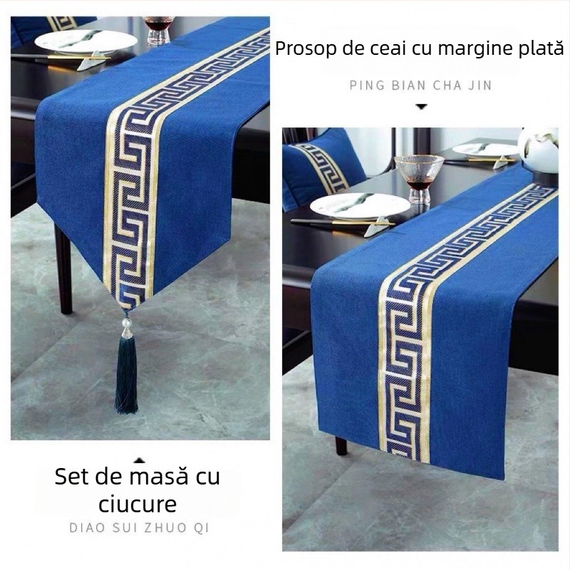Steag de masă, Stil chinezesc nou, Pânză art nylon