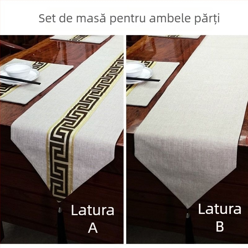 Steag de masă, Stil chinezesc nou, Pânză art nylon