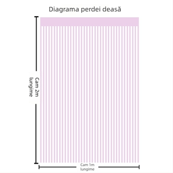 Draperie decorativă cu ciucuri laser, stil minimalist modern, marcă Unique, material: Altul