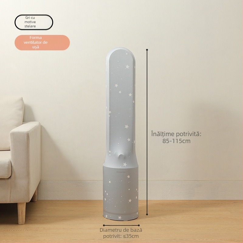 Acoperire universală pentru praf a ventilatorului turn — țesătură Milk Silk elastică, poliester-bumbac, protecție din plasă împotriva prafului