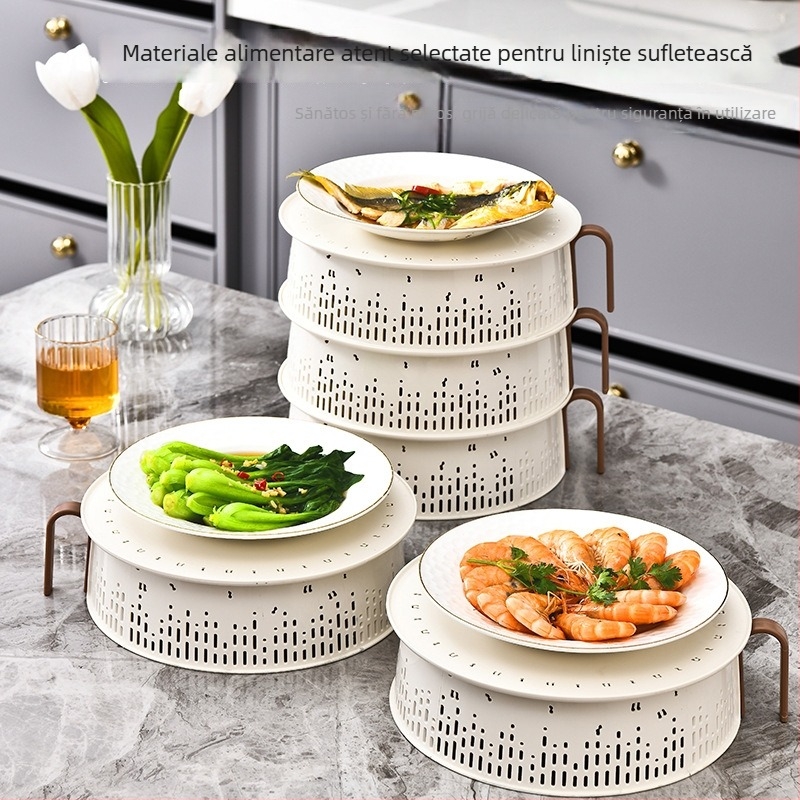 Acoperitoare de alimente pentru resturi – plastic alimentar, respirabil, rezistent la praf și anti țânțari