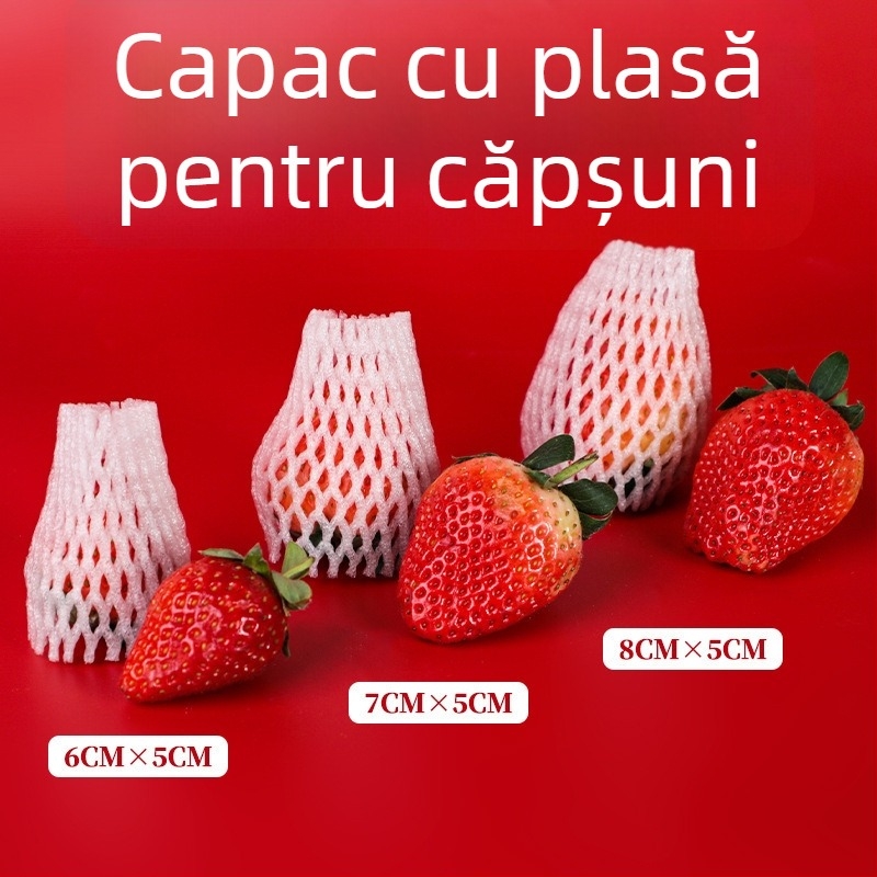 Acoperire de fructe din plasă, din spumă EPE perle, respirabilă, protecție îngroșată pentru fructe și legume proaspete