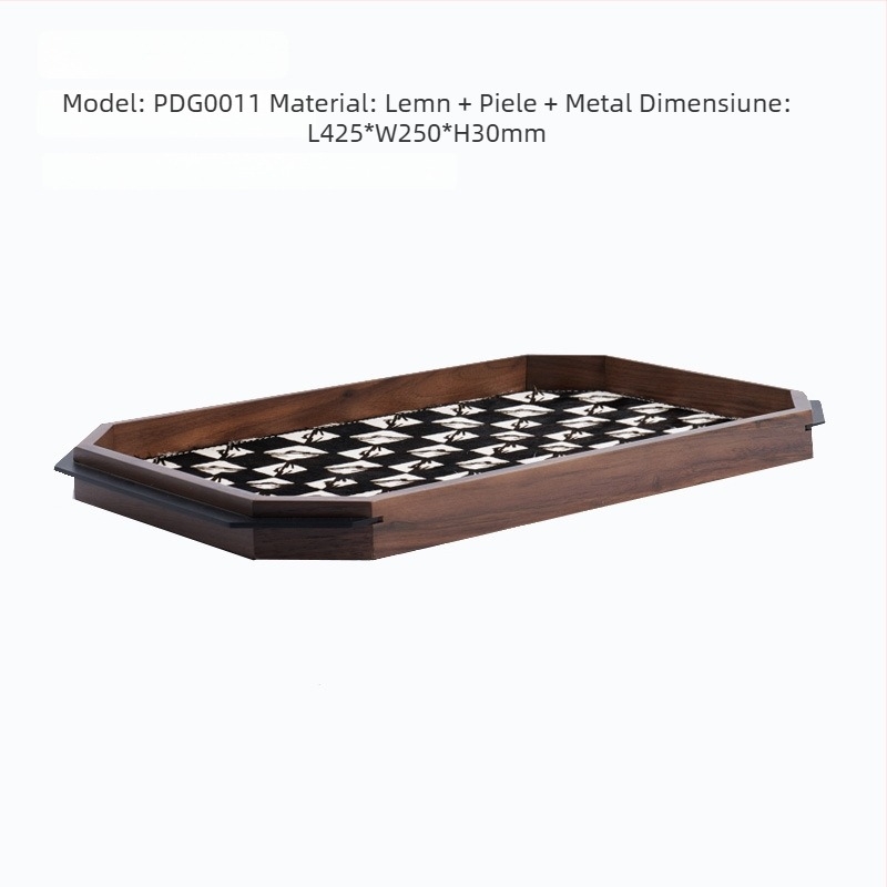 Expunere pentru bijuterii pe tavă – lemn, suprafață încrustată, lucrat manual, personalizabil