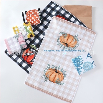 Prosop de bucătărie imprimat – microfibră, 300gsm, absorbție 5–10 s, țesătură simplă