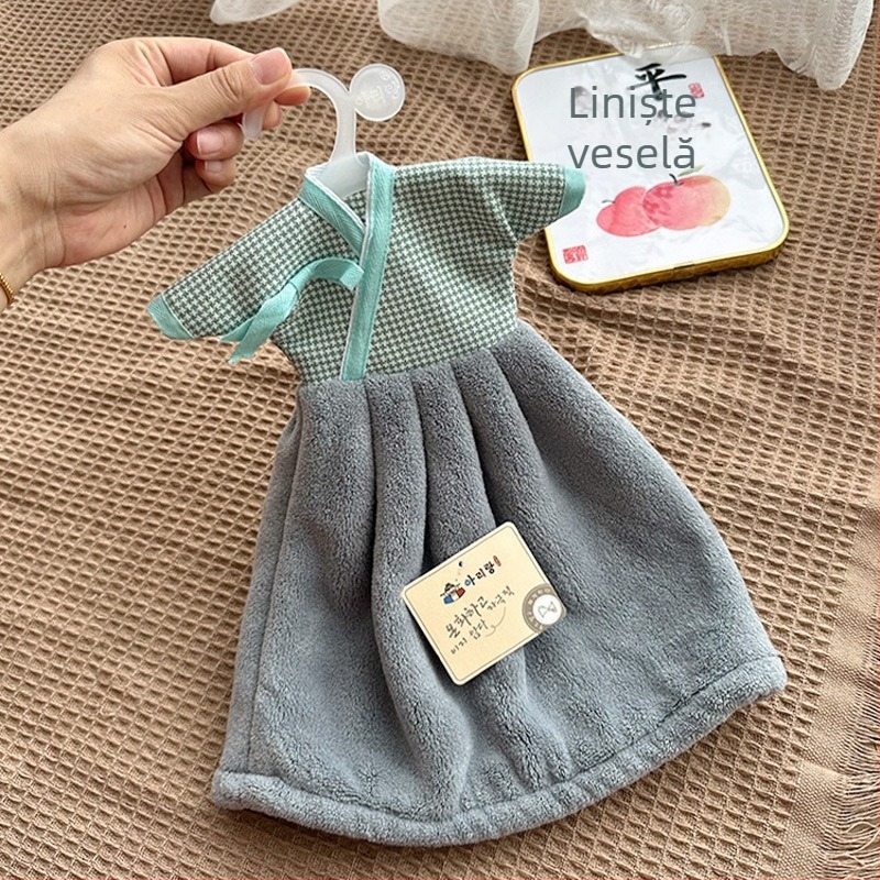 Prosop de mână, catifea corală, 150D, 80–100 g, margine cusută, Aliro