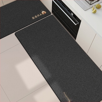 Covor de podea pentru bucătărie din diatom mud – absorbant, uscare rapidă, antiderapant, set din două piese, pentru bucătărie și restaurant