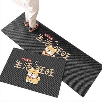 Covor de podea pentru bucătărie din diatom mud – absorbant, uscare rapidă, antiderapant, set din două piese, pentru bucătărie și restaurant