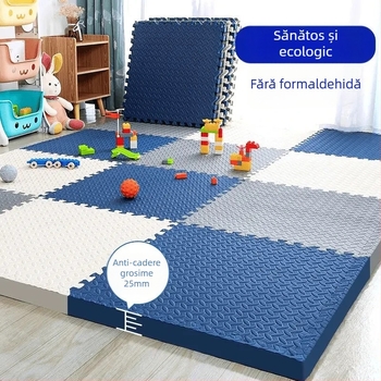 Covoraș de târâre din spumă, puzzle modular pătrat, material PE, lavabil, personalizabil