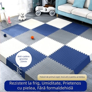 Covoraș de târâre din spumă, puzzle modular pătrat, material PE, lavabil, personalizabil