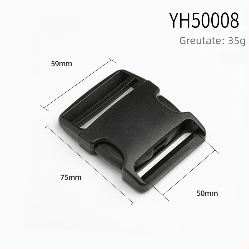 Cataramă plastică reglabilă POM pentru rucsaci – accesorii bagaje, Yonghang, etichetă privată licențiată