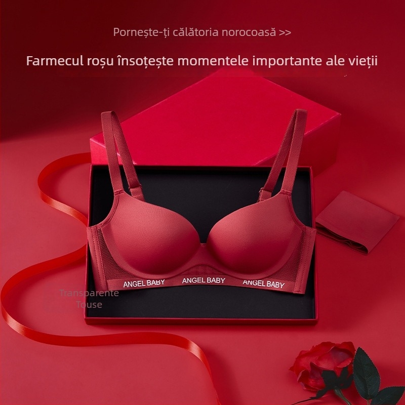 Set sutiene din modal, Cupa 3/4, Cupe modelate cu vârf subțire și bază groasă, Bretele fixe, duble, Funcții: adunare, fără cusături, push-up