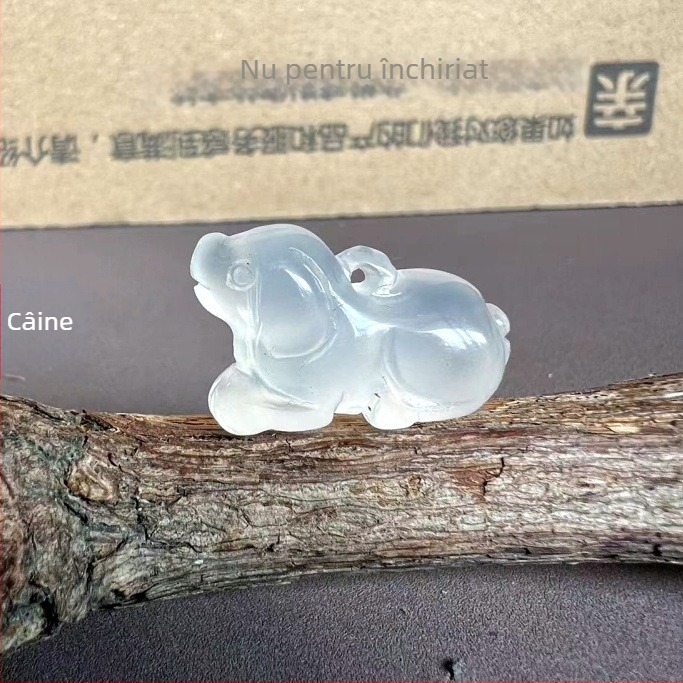 Animale zodiacale 3D din calcedon – gravate și lustruite