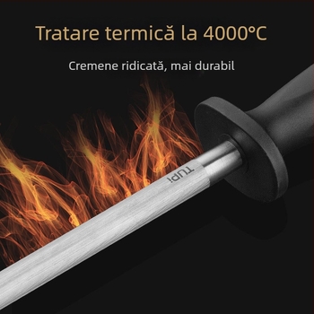 Băț de ascuțit pentru cuțite de bucătărie – oțel cu carbon înalt, profesional, stil universal, lansare primăvara 2022