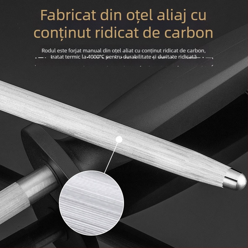 Băț de ascuțit pentru cuțite de bucătărie – oțel cu carbon înalt, profesional, stil universal, lansare primăvara 2022