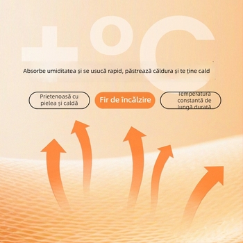 Bandă pentru cap pentru copii, fleece dublu, protecție pentru urechi, model cu dungi, poliester, stil minimalist