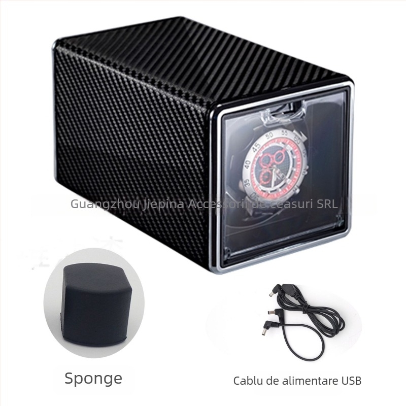 Suport compact pentru învârtirea ceasurilor cu mecanism de învârtire automată, marca ZAPANAS, posibilitatea imprimării logo-ului, etichetă privată licențiată, ambalaj 12 bucăți