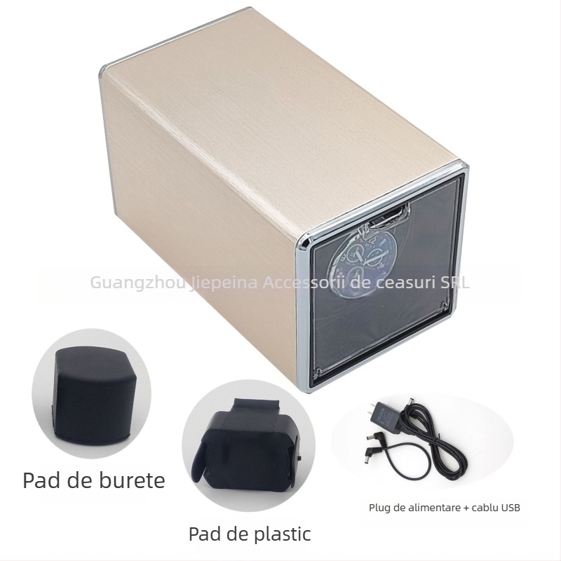 Suport compact pentru învârtirea ceasurilor cu mecanism de învârtire automată, marca ZAPANAS, posibilitatea imprimării logo-ului, etichetă privată licențiată, ambalaj 12 bucăți