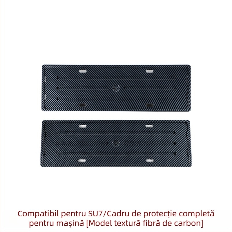 Ramă pentru placă de înmatriculare - design cu margine completă, compatibilă cu SU7/YU7, destinat vehiculelor cu energie nouă, din plastic