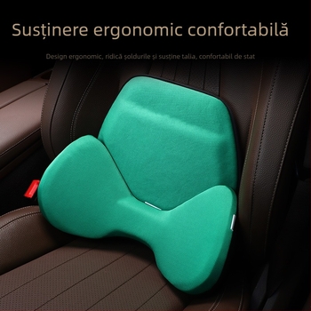 Anyicheju Pernă auto pentru șold și talie — Design tridimensional, husă Ice Silk, umplutură Memory Cotton, culoare solidă, personalizabil