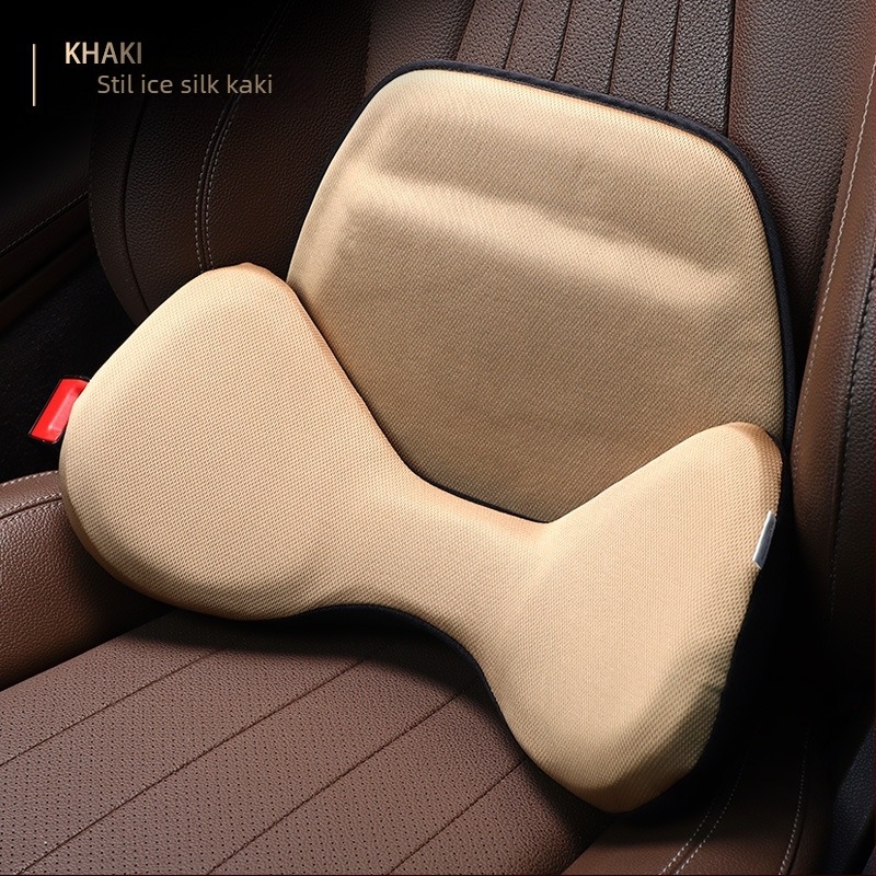 Anyicheju Pernă auto pentru șold și talie — Design tridimensional, husă Ice Silk, umplutură Memory Cotton, culoare solidă, personalizabil