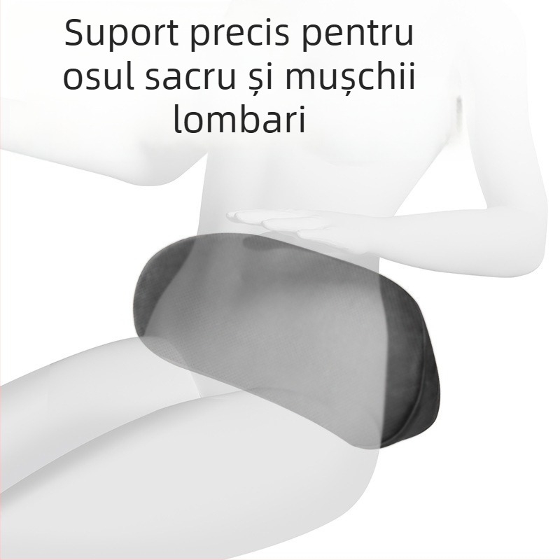 Perna lombară auto, memory foam, design subțire, catifea, potrivire universală, personalizabil